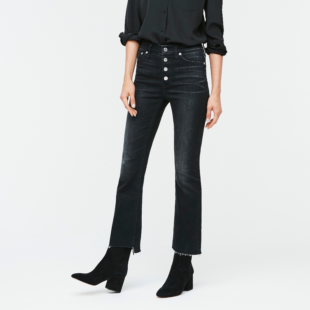 New JCREW Black Sadie ankle boots in suede - Picture 2 of 7